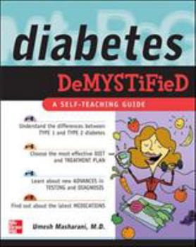 Paperback Diabetes Demystified: A Self-Teaching Guide Book