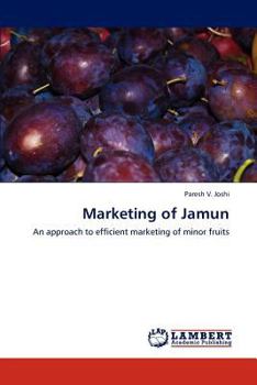 Paperback Marketing of Jamun Book
