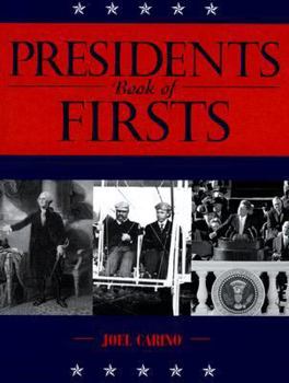 Hardcover Presidents Book of Firsts Book