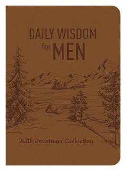 Imitation Leather Daily Wisdom for Men 2018 Devotional Collection Book