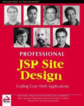 Paperback Professional JSP Site Design Book