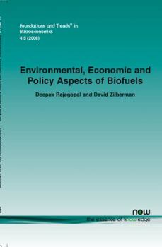 Paperback Environmental, Economic and Policy Aspects of Biofuels Book