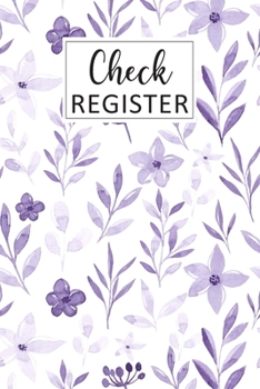 Paperback Check Register: Simple Check Register Checkbook Registers Check and Debit Card Register 6 Column Payment Record Personal Checkbook Che Book