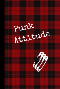 Paperback Punk Attitude: Notebook / Journal, Unique Great Gift Ideas, 100 pages, Punk Rock Anarchy Book