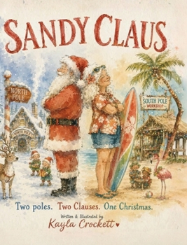 Hardcover Sandy Claus Book