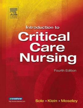Hardcover Introduction to Critical Care Nursing Book