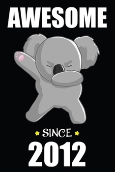 7th Birthday Dabbing Koala: Blank Lined Journal, Happy 7th Birthday 7 Year Old Gift For Boys And Girls