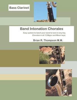 Paperback Bass Clarinet, Band Intonation Chorales Book