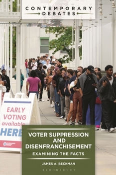 Hardcover Voter Suppression and Disenfranchisement: Examining the Facts Book