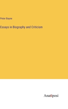 Hardcover Essays in Biography and Criticism Book