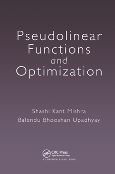 Paperback Pseudolinear Functions and Optimization Book