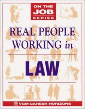 Paperback Real People Working in Law Book