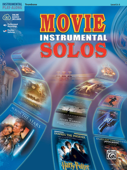 Paperback Movie Instrumental Solos: Trombone, Book & Online Audio/Software Book