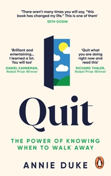 Paperback Quit: The Power of Knowing When to Walk Away Book