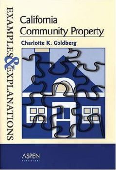 Paperback California Community Property: Examples and Explanations Book