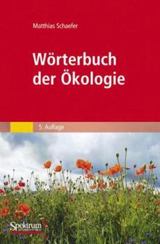Paperback Wörterbuch Der Ökologie [German] Book