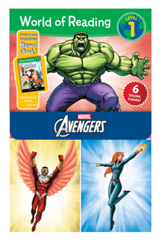 Paperback World of Reading Avengers Boxed Set: Level 1 [With E Books] Book