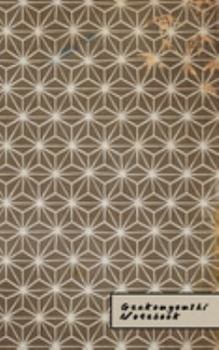 Genkouyoushi Notebook: Small Kanji Practice Journal- Vintage Japanese Geometric Pattern