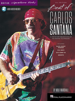 Paperback Best of Carlos Santana - Signature Licks - 2nd Edition (Book/Online Audio) Book