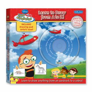 Hardcover Learn to Draw from A to Z!: Learn to Draw Anything from an Aardvark to a Zebra! [With CDROMWith Artist's EaselWith Drawing Pad] Book