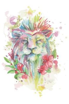 Paperback Journal: Lion Leo Zodiac Horoscope Notebook Book