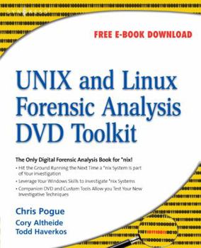 Paperback UNIX and Linux Forensic Analysis DVD Toolkit Book