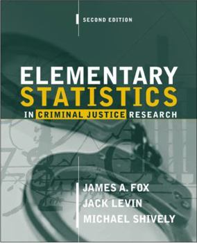 Paperback Elementary Statistics in Criminal Justice Research Book