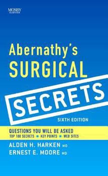 Paperback Abernathy's Surgical Secrets Book