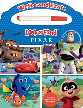 Board book Disney Pixar: Write-And-Erase Look and Find Book