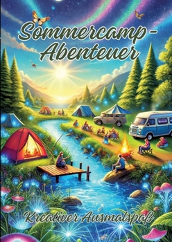 Sommercamp-Abenteuer: Kreativer Ausmalspaß (German Edition)