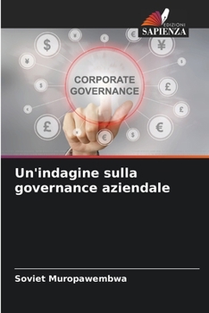 Paperback Un'indagine sulla governance aziendale [Italian] Book