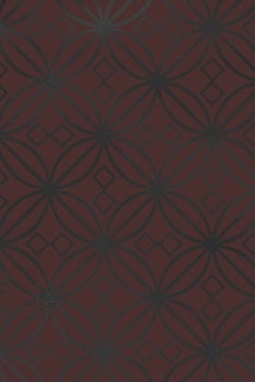 Paperback Burgundy Motif: 6x9 Lined Journal Book