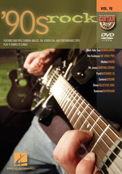 DVD '90s Rock: Guitar Play-Along DVD Volume 10 Book