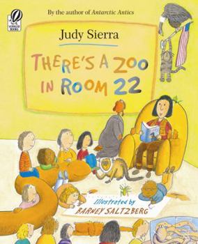 Hardcover There's a Zoo in Room 22 Book