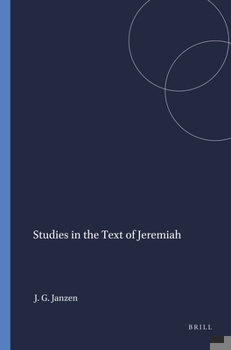 Paperback Studies in the Text of Jeremiah Book