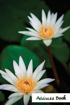 Address Book.: (Flower Edition Vol. 117) Glossy And Soft Cover, Large Print, Font, 6" x 9" For Contacts, Addresses, Phone Numbers, Em