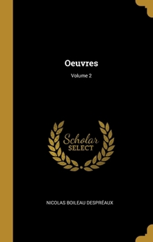 Hardcover Oeuvres; Volume 2 [French] Book