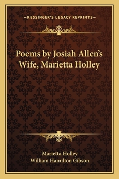 Paperback Poems by Josiah Allen's Wife, Marietta Holley Book