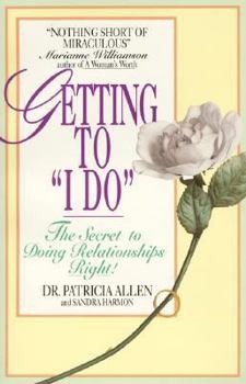 Paperback Getting to 'i Do' Book