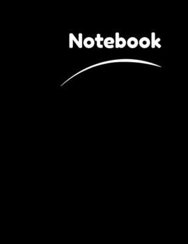 Paperback Notebook: Black Notebook, Unlined Notebook, (8.5 x 11 inches) 100 Pages, Black Onyx, gift for Men and Women Book