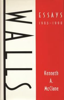 Hardcover Walls: Essays, 1985-1990 Book