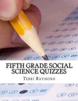 Paperback Fifth Grade Social Science Quizzes Book