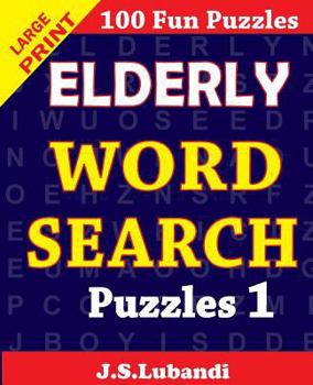Paperback Elderly word search puzzles Book