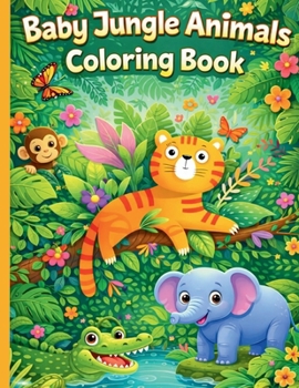 Baby Jungle Animals Coloring Book