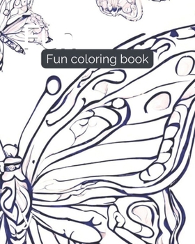 Paperback Fun coloring book: 50 images Book