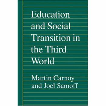 Paperback Education & Social Transition in the Third World Book