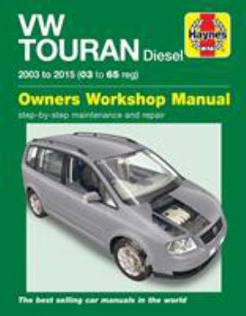 Paperback VW Touran Diesel Owners Workshop Manual : 2003-2015 Book