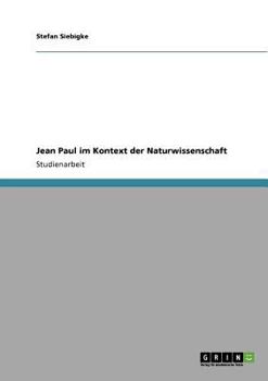 Paperback Jean Paul im Kontext der Naturwissenschaft [German] Book