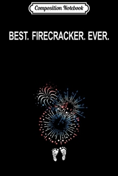 Composition Notebook: Expecting Mom Best Firecracker Ever Patriot Pregnancy Reveal  Journal/Notebook Blank Lined Ruled 6x9 100 Pages