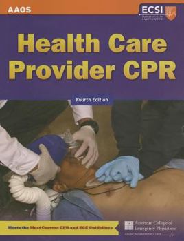 Paperback Health Care Provider CPR: . Book